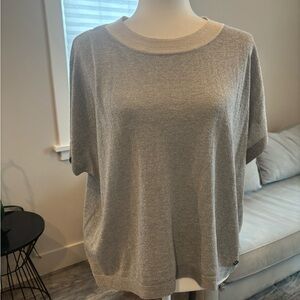 Anthropolgie Silver Women's Top